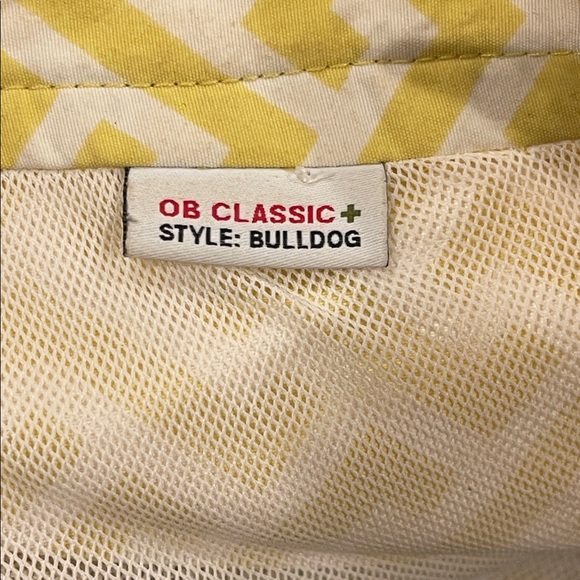 Orlebar Brown Yellow & White Patterned Swim Trunks OB CLASSIC Bulldog - Picture 5 of 6